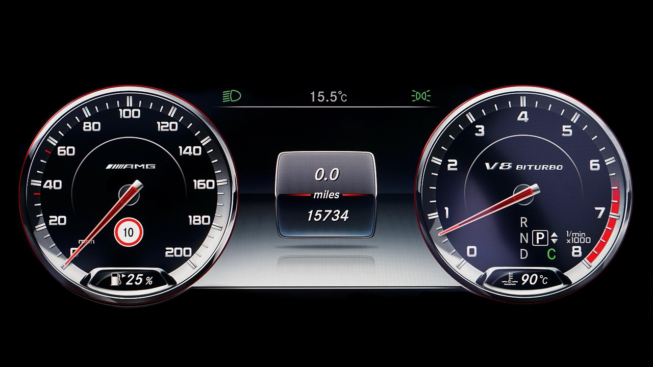 Car interior dashboard measure