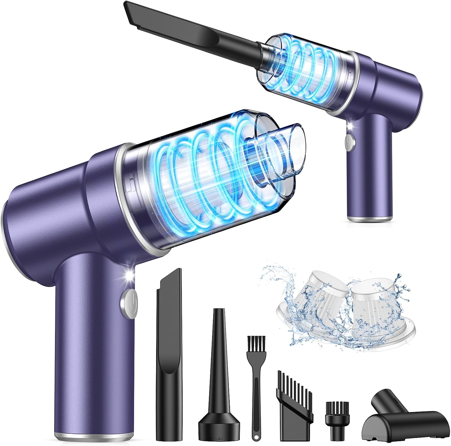 Handheld Car Vacuum Cleaner and Air Duster, 9000 Pa