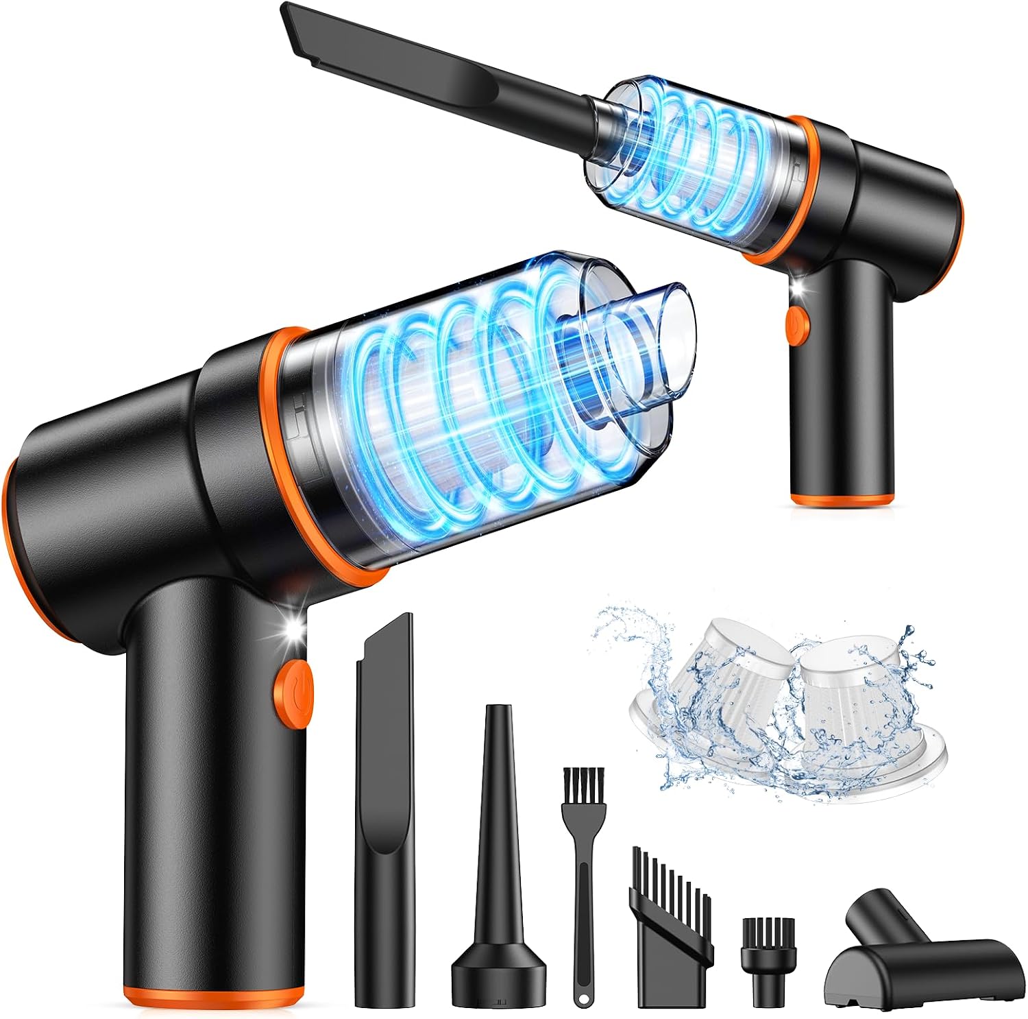 Handheld Car Vacuum Cleaner and Air Duster, 9000 Pa