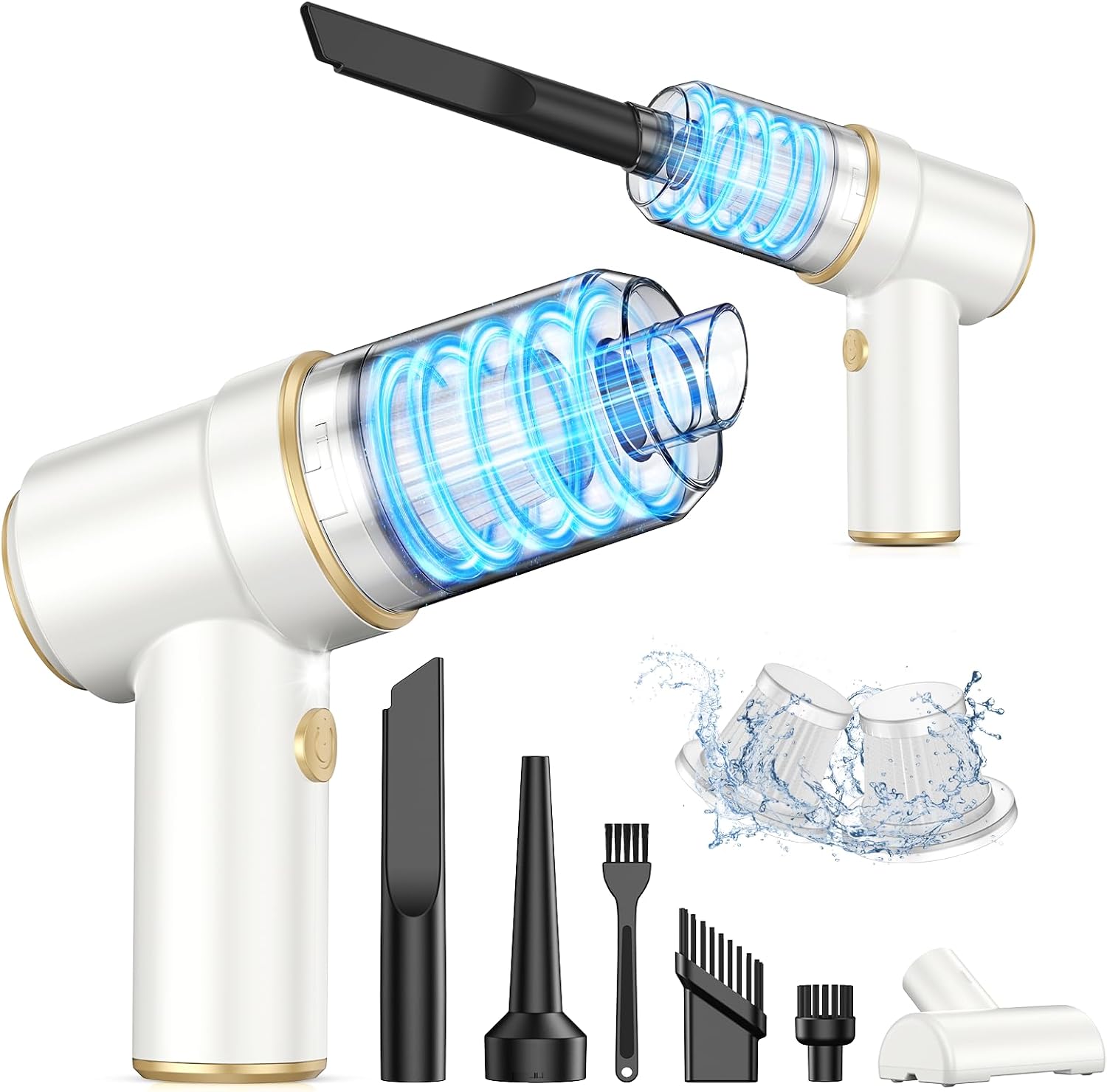 Handheld Car Vacuum Cleaner and Air Duster, 9000 Pa