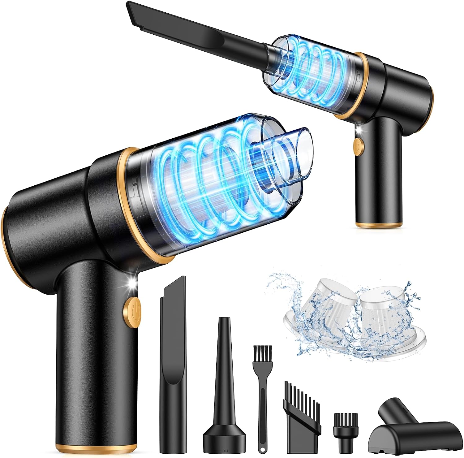 Handheld Car Vacuum Cleaner and Air Duster, 9000 Pa