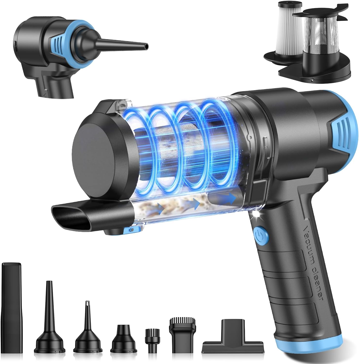 Handheld Car Vacuum Cleaner and Air Duster, 9000 Pa